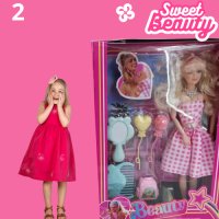 Детски комплект за момиче - Кукла Барби с аксесоари, снимка 2 - Кукли - 44366267