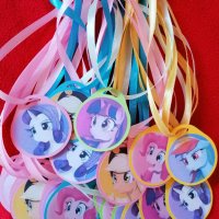 Парти медали My Little Pony, снимка 1 - Други - 35814276