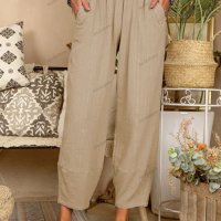Дамски ежедневен панталон. Големи размери, 8цвята - 023, снимка 12 - Панталони - 41402630