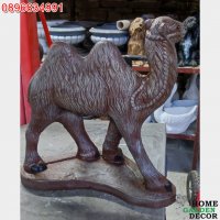 Градинска фигура камила от бетон, снимка 2 - Градински мебели, декорация  - 38963023