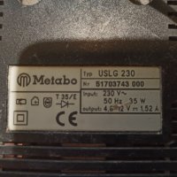 Зарядно Metabo USLG 230 за батерия, винтоверт, снимка 2 - Винтоверти - 35947851