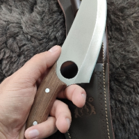 Ловджийски нож  със специална кания / Ръчна изработка, снимка 3 - Ножове - 44754735