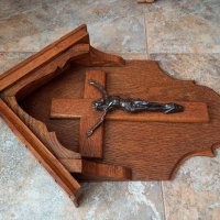 Дървено пано с Исус Христос , снимка 4 - Декорация за дома - 44459165