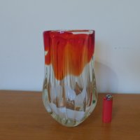 Стъклена ваза Мурано, снимка 9 - Вази - 42093573