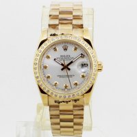 Дамски луксозен часовник Rolex DateJust, снимка 2 - Дамски - 41839324