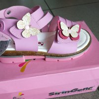 Сандали с пеперуда, розов цвят, регулираща ширина , снимка 4 - Детски сандали и чехли - 41138214