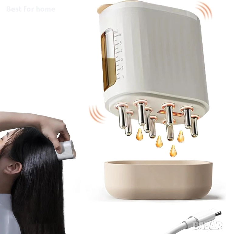 Електрически апликатор за масло за коса Opossum 2 в 1 , снимка 1