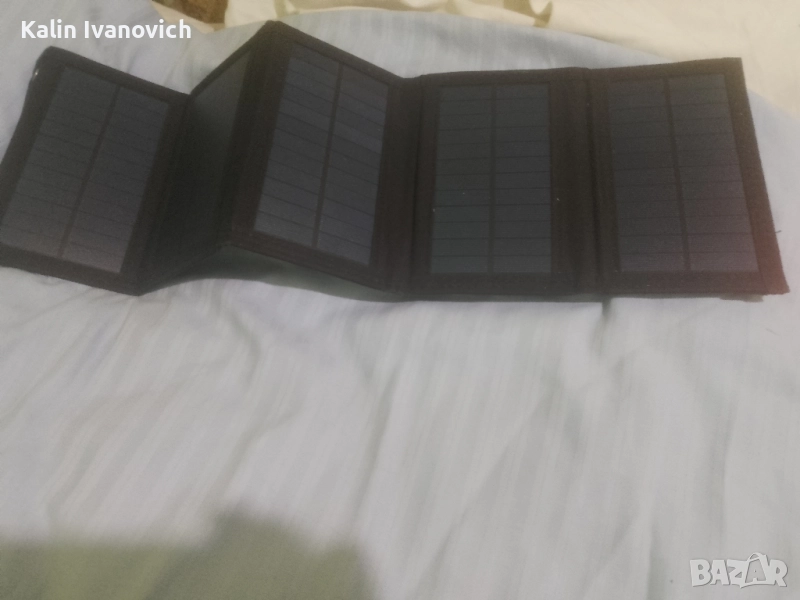 соларно зарядно за къмпинг риболов морето , снимка 1