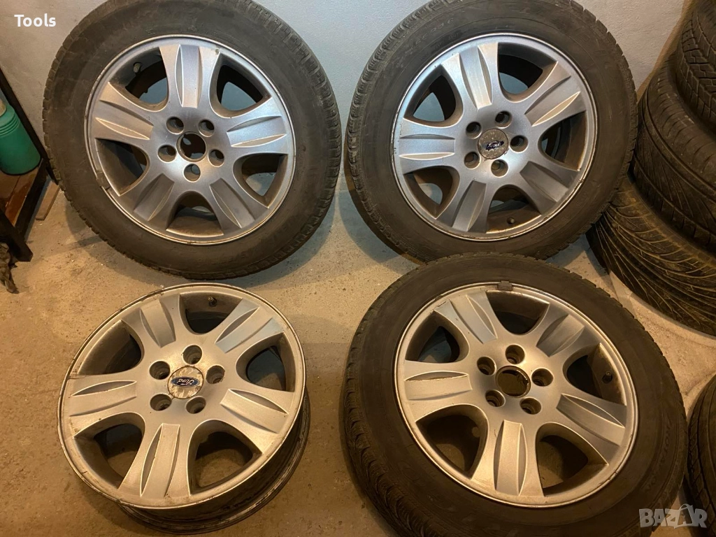 гуми с aлуминиеви джанти за Форд Aluminievi djanti FORD 16 цола 5x108, снимка 1