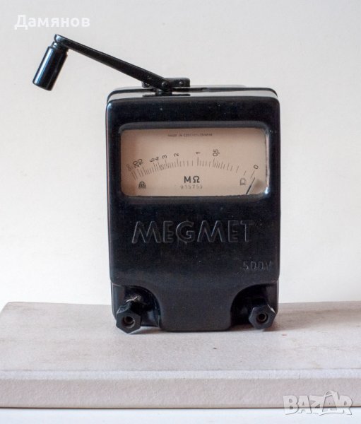 Mega - Omm Meter , с манивела, ВИНТИДЖ !, снимка 1