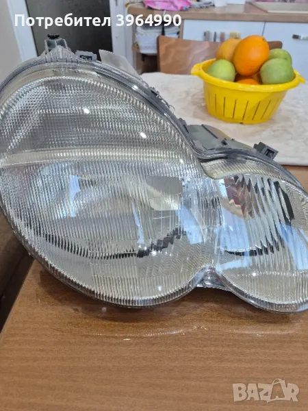 Кристални фарове HELLA за мерцедес С клас W203 спорт купе преди фейс , снимка 1