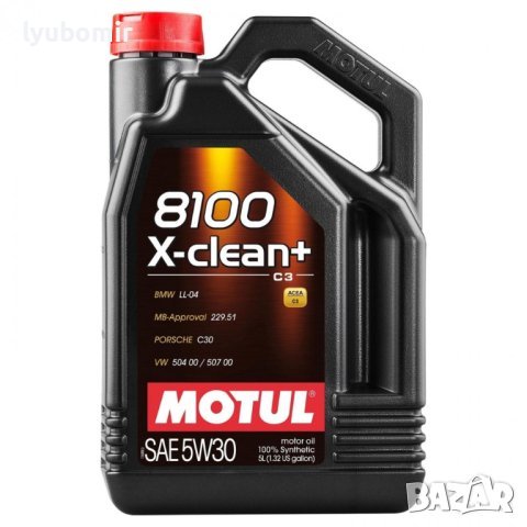 Моторно масло MOTUL 8100 X-CLEAN+ 5W30 5л, снимка 1