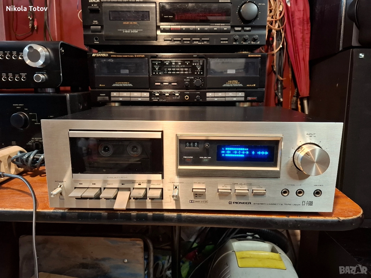 Продава се двуглав дек Pioneer CT-F600. , снимка 1