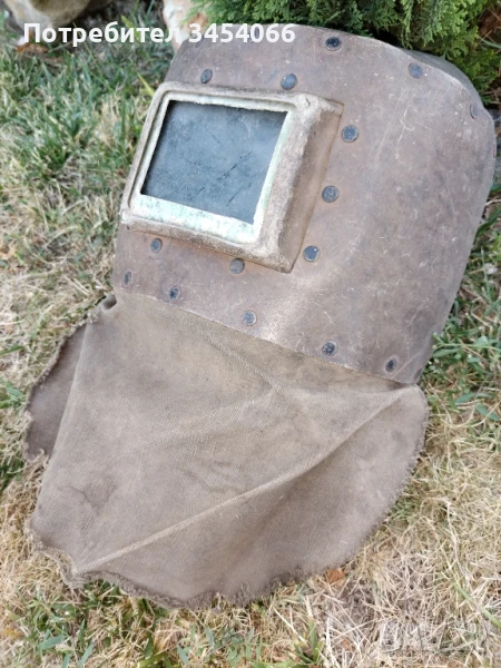 Антика-маска за заваряване. , снимка 1