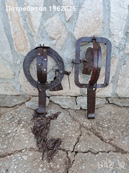 Соц Стар Ръчно Кован Капан Клюса За Животни., снимка 1