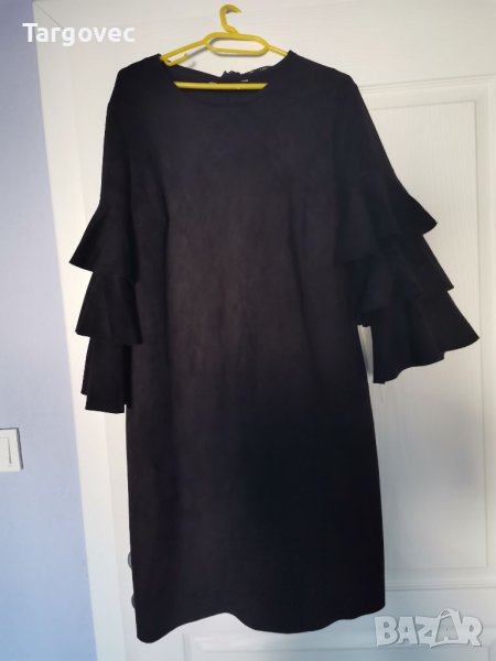 Нова дамска рокля велур, снимка 1