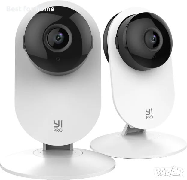 Комплект от 2бр камери премиум клас YI 2k PRO видеобебефон, снимка 1