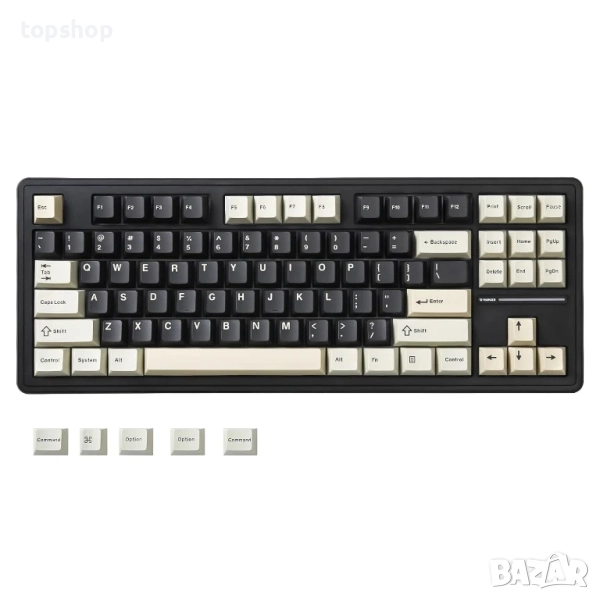 Нова YUNZII YZ87 Gasket механична клавиатура, TKL безжична с 5-слойна подложка, BT5.0/2.4G/USB-C..., снимка 1