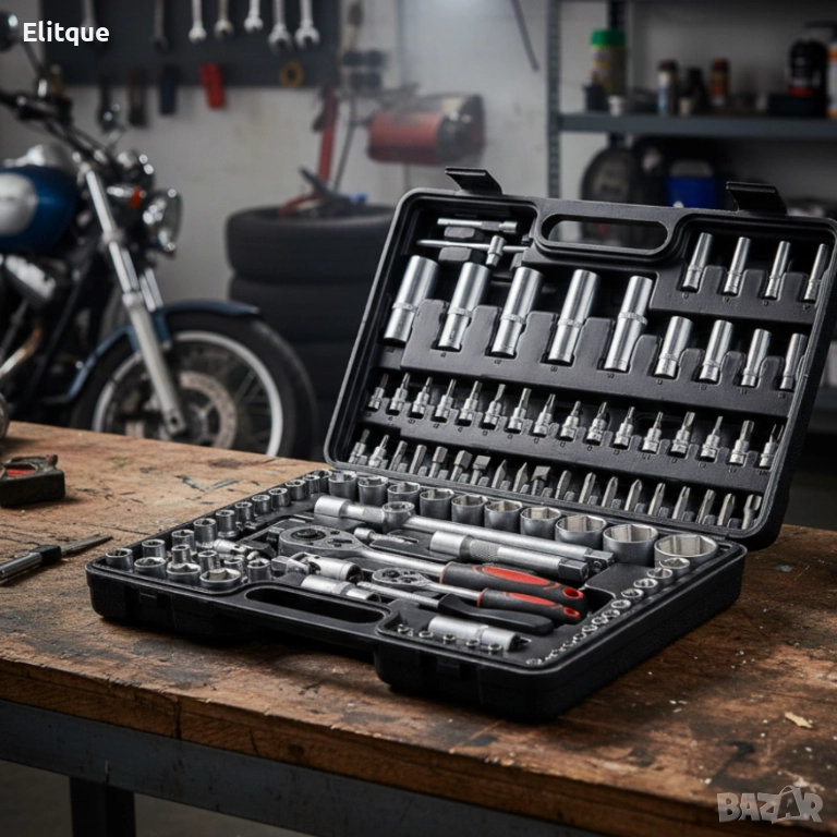 Куфар с инструменти 108 части - Гедоре, снимка 1