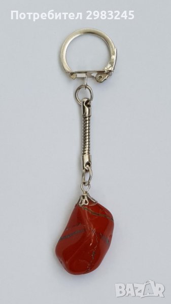 Ключодържател от червен яспис, снимка 1