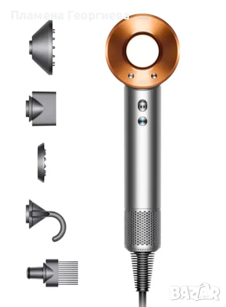 Оригинален Dyson Сешоар Supersonic HD07 Bnk/Bco, снимка 1