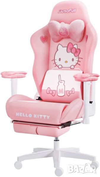 Геймърски стол / офис стол AF102PSA Hello Kitty, снимка 1