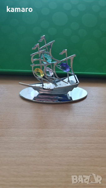 фигурка кораб с кристали Swarovski , снимка 1