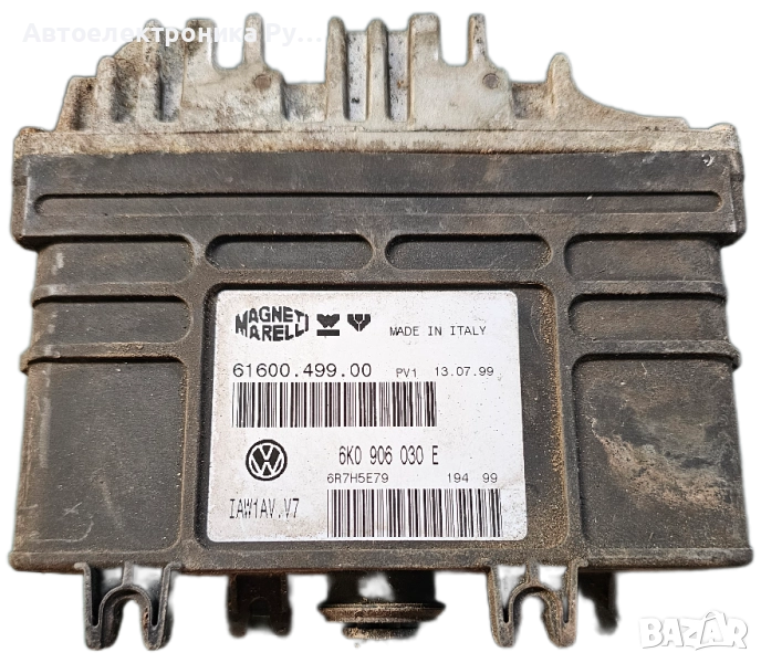 компютър SEAT IBIZA 1.6 8V, 6K0 906 030 E, 6K0906030E, 61600.499.00, 6160049900, IAW1AV.V7, снимка 1