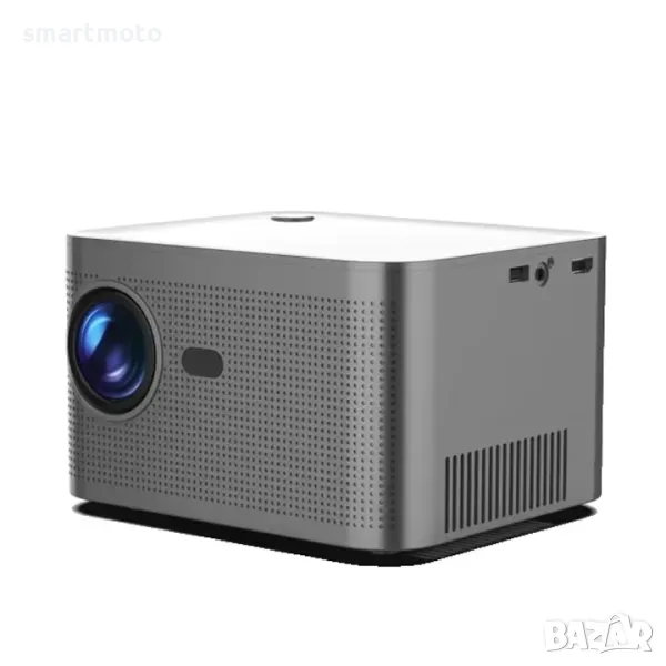Проектор, Android 11, 4K резолюция, Wifi6, HY350, EU Plug, сив 580ANSI  , снимка 1