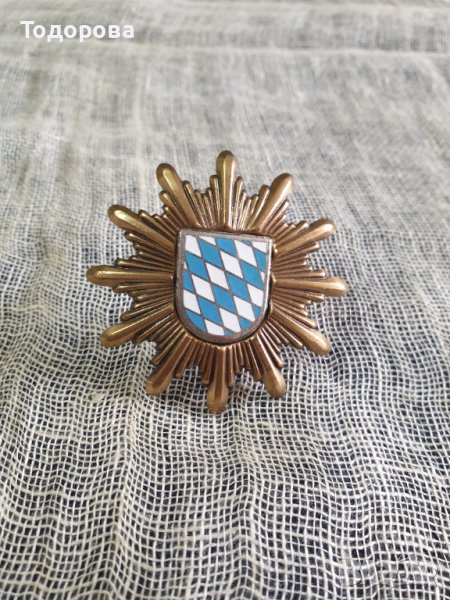 Полицейска немска кокарда, снимка 1