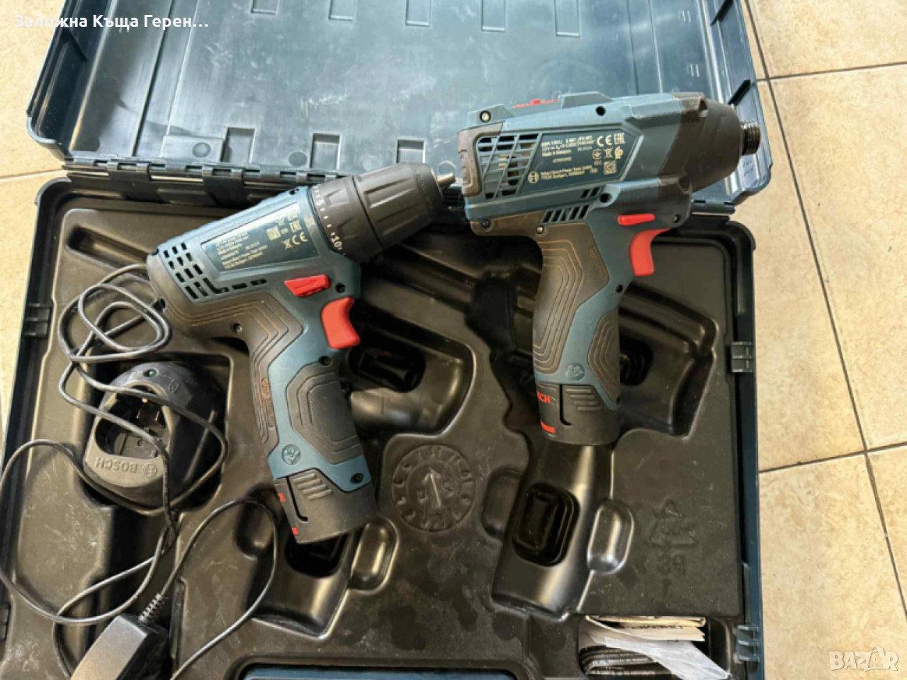 Винтоверт и Гайковерт Bosch GDR12/GSR120, снимка 1