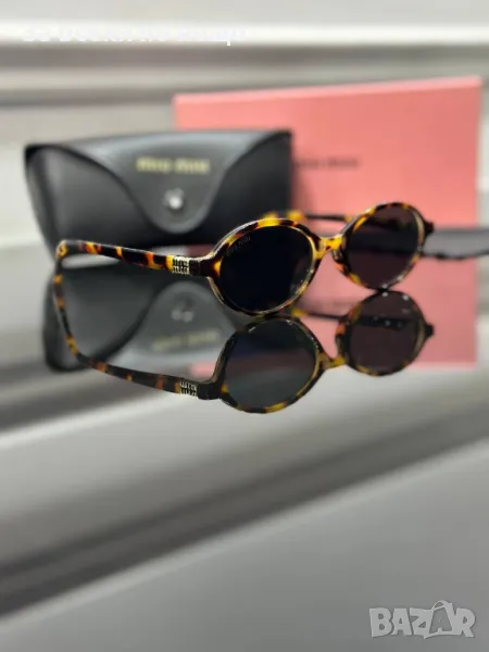Miu Miu Слънчеви Очила С UV400 Защита С ПОДАРЪК🎁Калъф Миу Миу - Различни Цветове Код E84, снимка 1