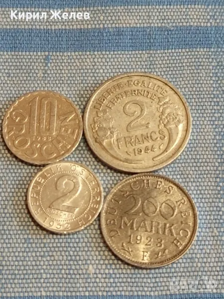 Четири монети от цял свят ФРАНЦИЯ, АВСТРИЯ, ДОЙЧЕ РАЙХ за КОЛЕКЦИЯ ДЕКОРАЦИЯ 31823, снимка 1