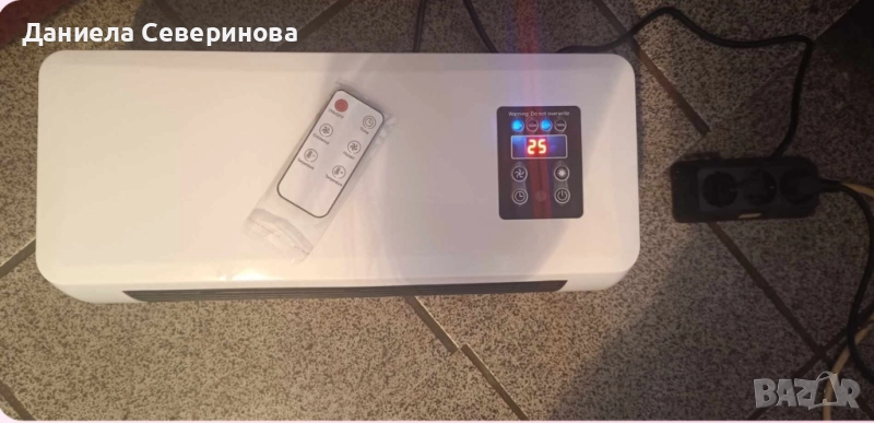 Печка за стенен монтаж с двойно предназначение –ОТОПЛЕНИЕ и охлаждане, снимка 1