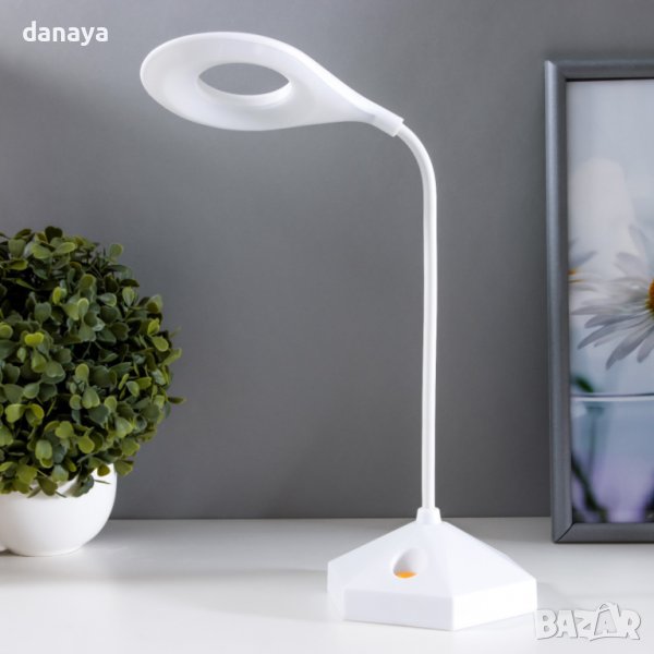 3335 Настолна нощна лампа Хексагон, с USB зареждане, снимка 1