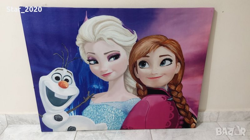 Светеща картина с LED осветление - Алис, снимка 1