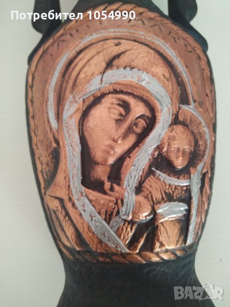 Керамична бутилка Дева Мария , снимка 1
