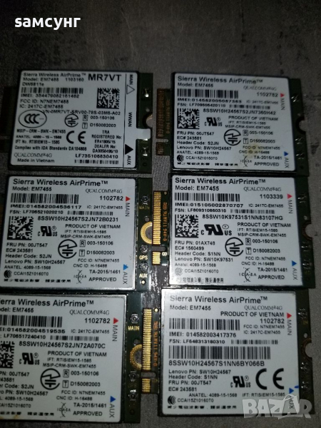 4G Wireless Airprime карта за лаптоп, снимка 1