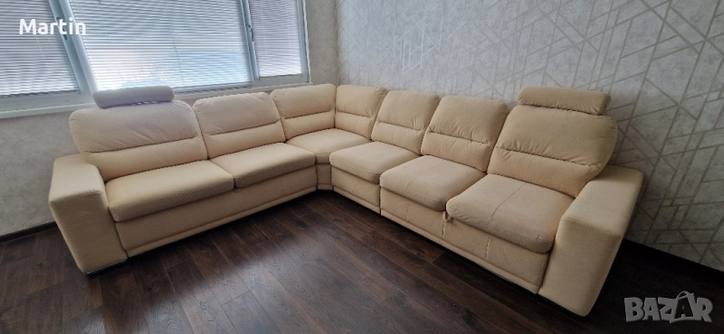 Ъглов диван със спален механизъм., снимка 1