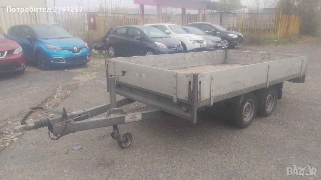 Товарно ремарке 3000кг 2012г , снимка 1