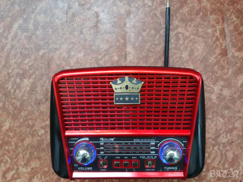 FM радио с USB, Bluetooth, sd card и акумулатор, снимка 1