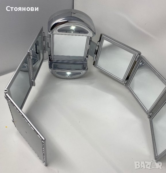 Светещо Огледало разгъващо изцяло с увеличително огледало, снимка 1