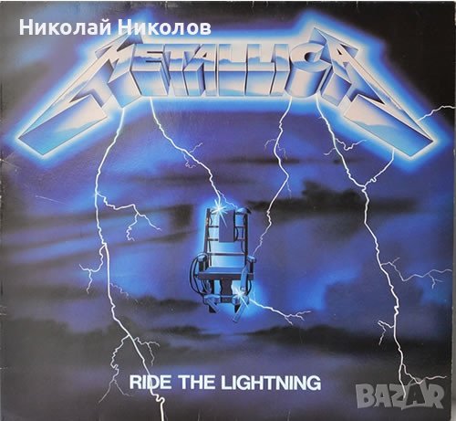 Metallica - Ride The Lightning 2016 Remastered - LP - плоча, снимка 1