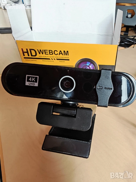 4к камера с вграден микрофон, снимка 1