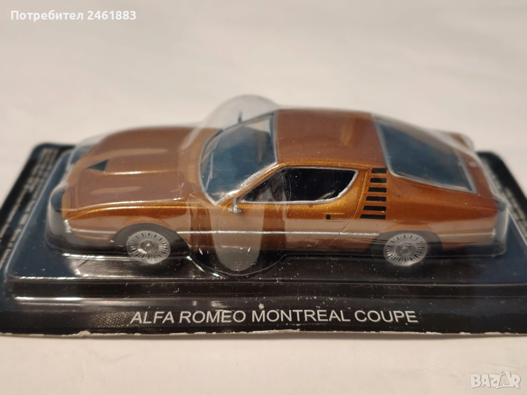 1/43 Deagostini Alfa Romeo Montreal Coupe колекционерска метална количка. Новa, снимка 1