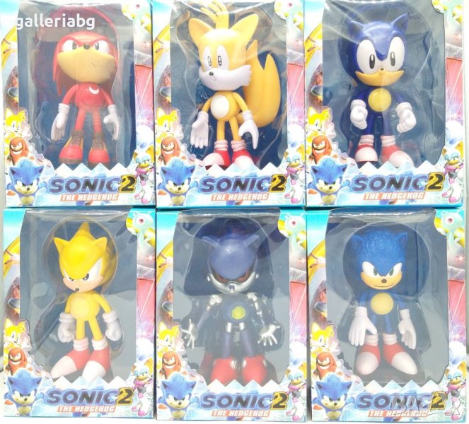 Фигурки на Соник (Sonic the Hedgehog), снимка 1