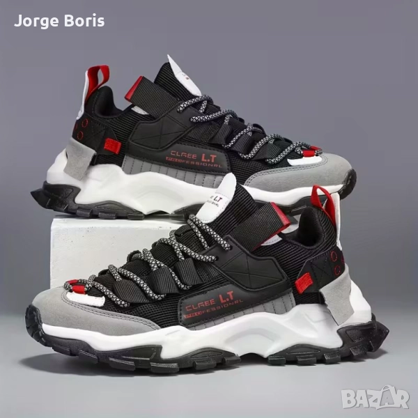 Мъжки зимни маратонки за бягане – модерни, дишащи и удобни за всякакви активности, снимка 1