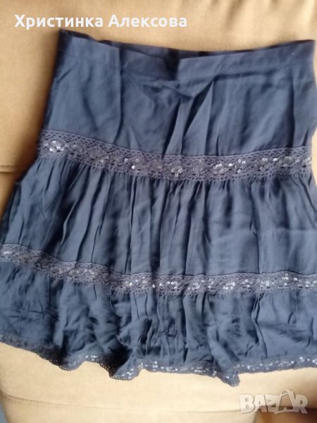 Пола на волани с мъниста, снимка 1