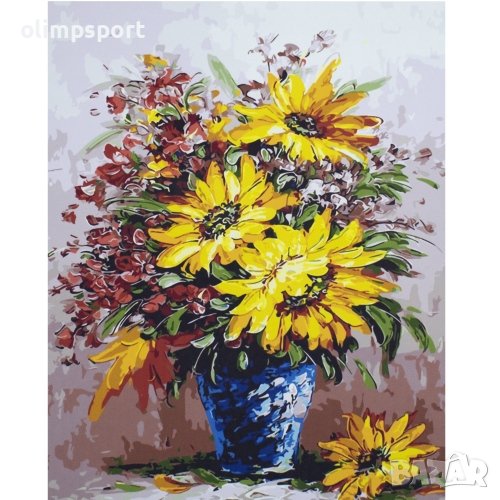 Комплект за рисуване  по номера с платно 50х40 см, Модел 57 (27014657) , снимка 1