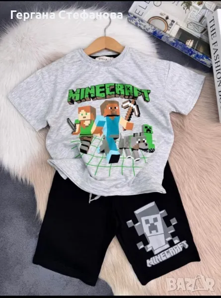 Комплект Майнкрафт  Размери-3/4г.4/5г.5/6г.7/8г.9/10г. Цена-28лв, снимка 1